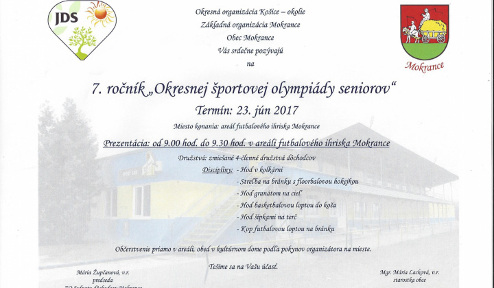 Zaujímavosti / 7. ročník Okresnej športovej olympiády seniorov - foto