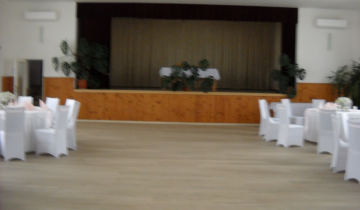 Havarijný stav - Sanácia interiéru kultúrneho domu